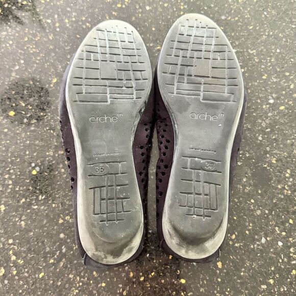 Arche ONAKHO Laser Cut Demi Wedge | Black - Picture 8 of 10